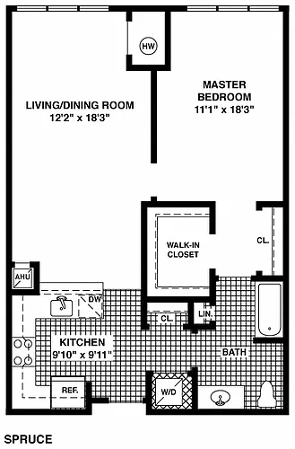 Floor plan Spruce