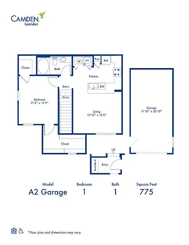 Floor plan A2 Garage