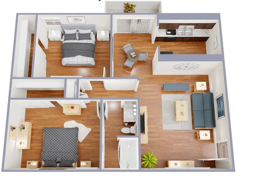Floor plan B1