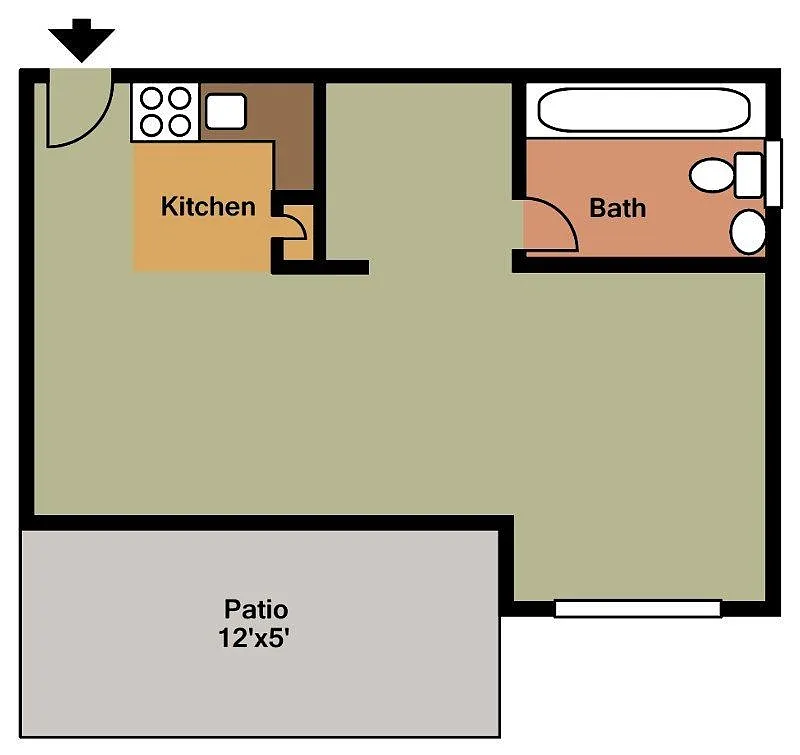 Floor plan Studio