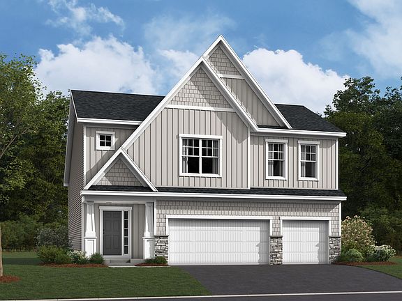 Carlton Elevation E 3-Car Optional Stone