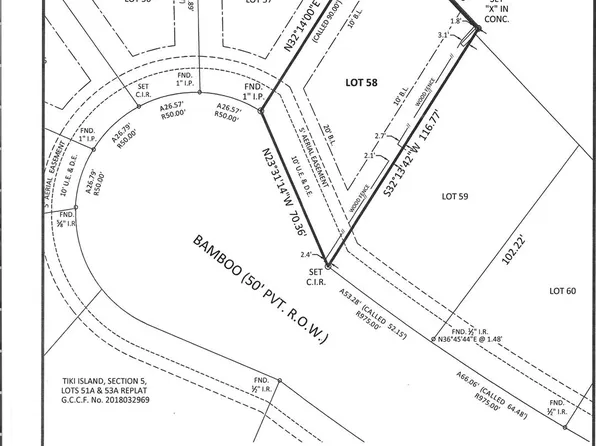 0 Bamboo Dr Lot 58, Galveston, TX 77554