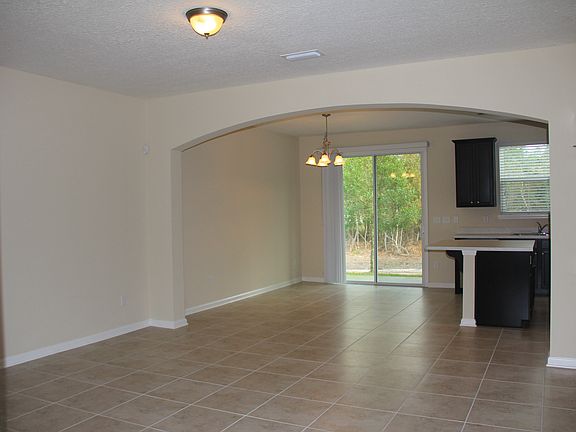 Living and dining areas