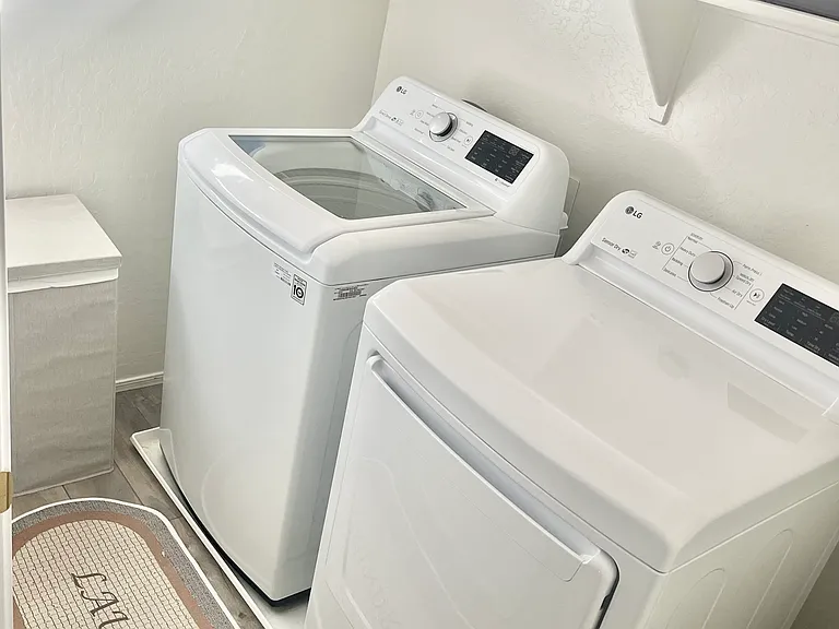 laundry room upstairs
