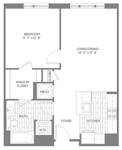 Floor plan A1c