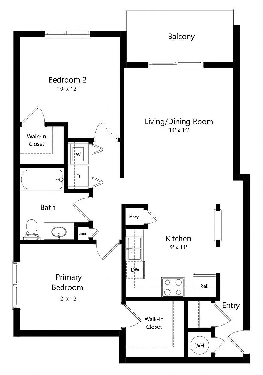 Floor plan Willow