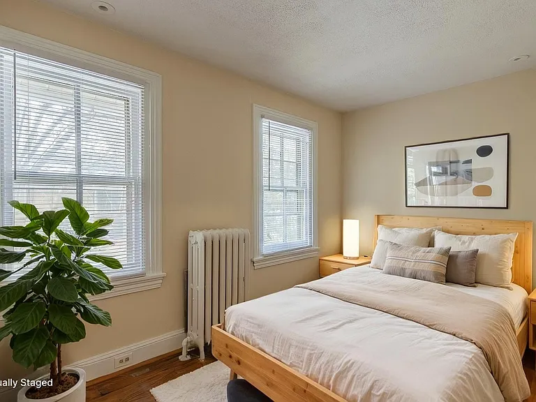 2nd Floor Back Bedroom - Virtually Staged