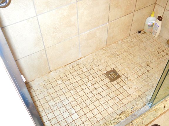 Custom tile bath floor