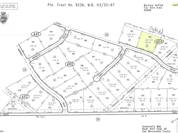 0 Jade Rd Lot 168, Barstow, CA 92311