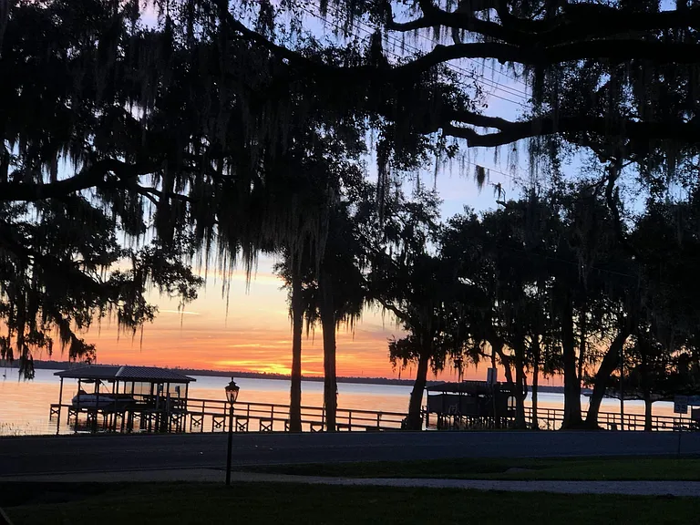 Sunset on Lakeshore Drive