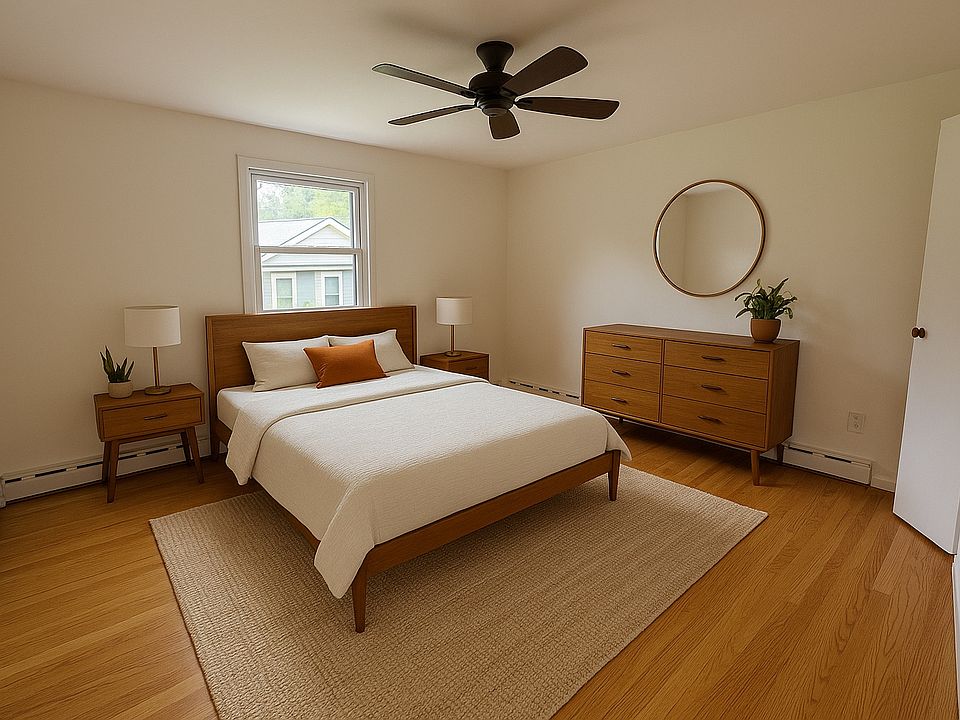 Master Bedroom with private half bath