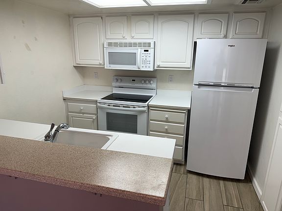 Kitchen from dining area.