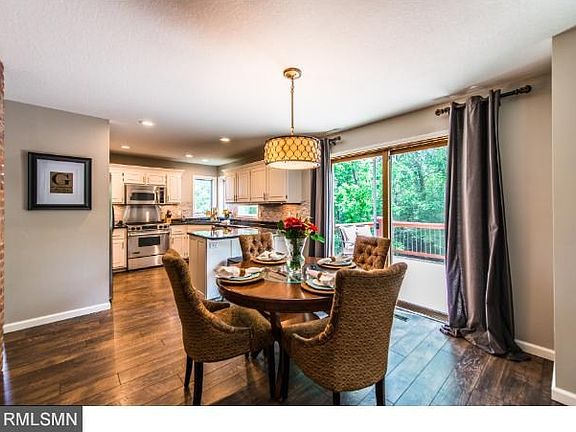 Open Dining room and Kitchen, out to private deck!