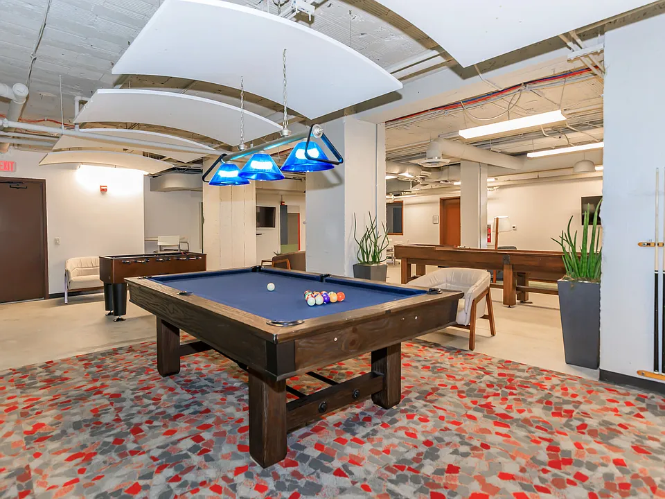 Game Room with Pool Table