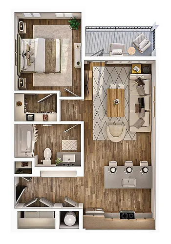 Floor plan Amber