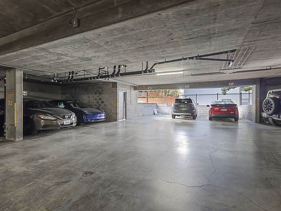 Apartment underground parking garage