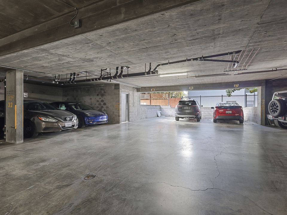 Apartment underground parking garage