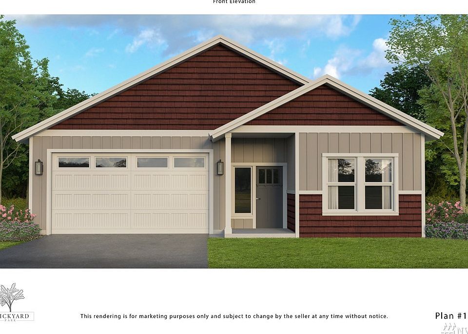 Roof lines and siding detail may differ from elevation.