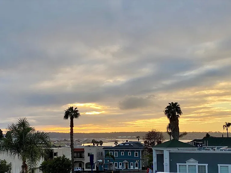 Views of bay from walkway
