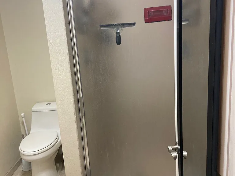 Bathroom attached to bedroom 1.