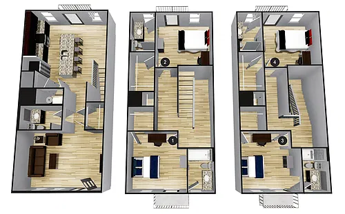 Floor plan B4 - 4X45