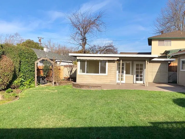 View of home office from other side of yard