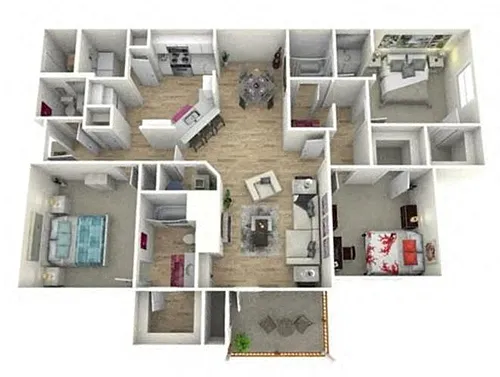 Floor plan TERRELL Renovated