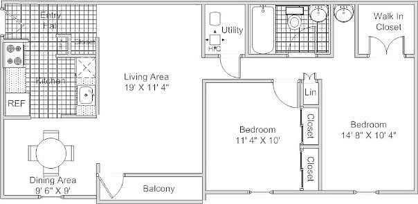 Hickory floorplan