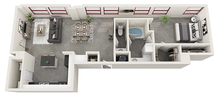 Floor plan A1F