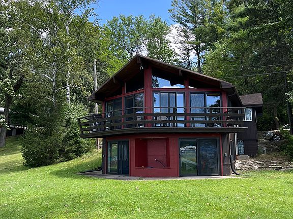 Exterior of home from lake side