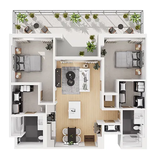 Floor plan B-C111