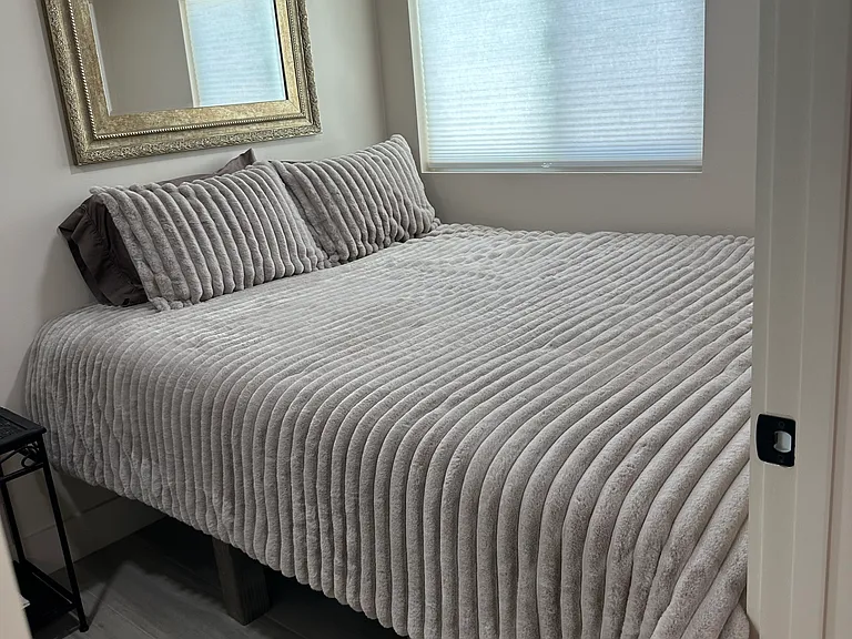 upgraded mattress with pull-out under-bed storage