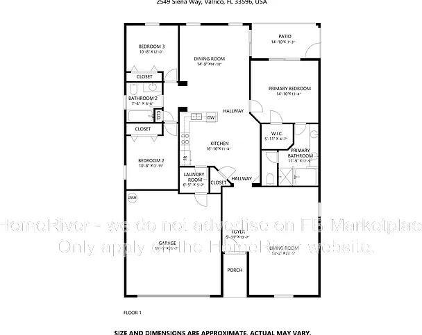 3 bed, 2.0 bath, 1628 sqft, $2,295 — Photo 3