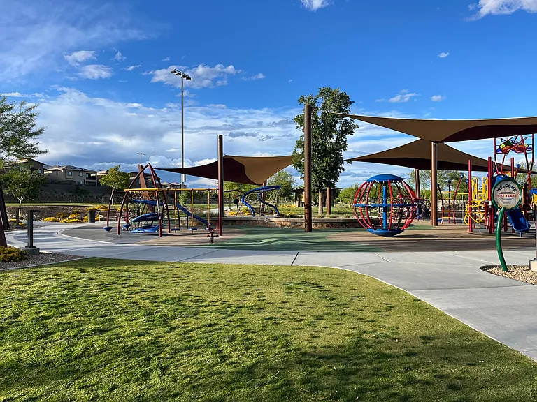 Nearby playground