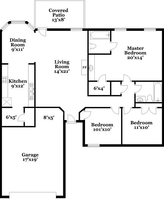 3 bed, 2.0 bath, 1379 sqft, $1,730 — Photo 2