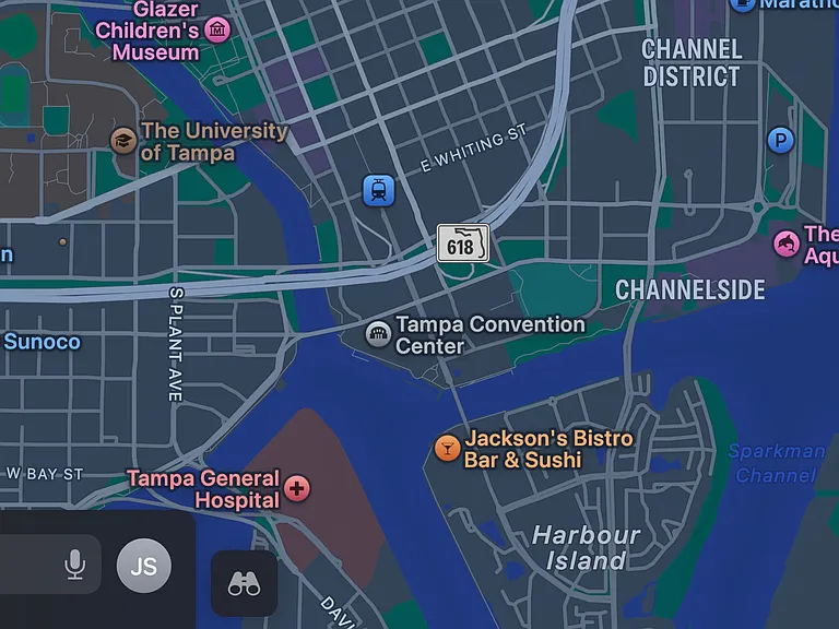 Map of Harbour Island and other walkable points of interest
