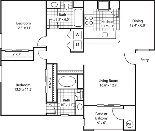 Floor plan Amethyst