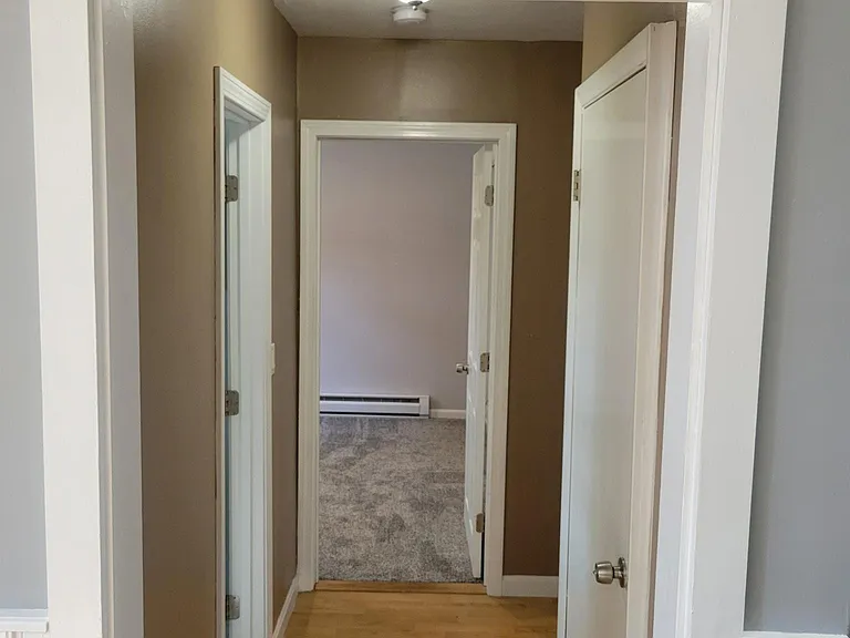 Hall to bathroom/bedrooms