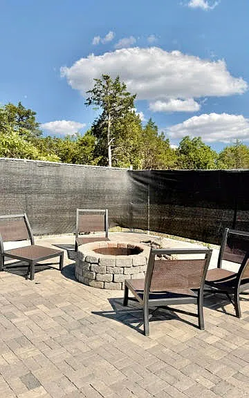Neighborhood firepit area
