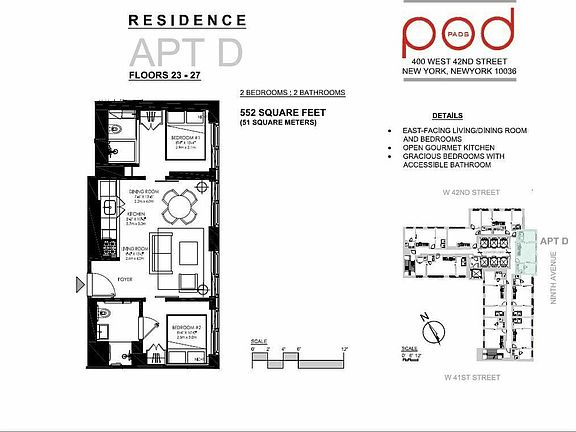 2nd image of 400 W 42nd St #27D
