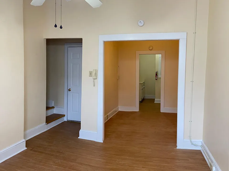 Living room to dining room to kitchen