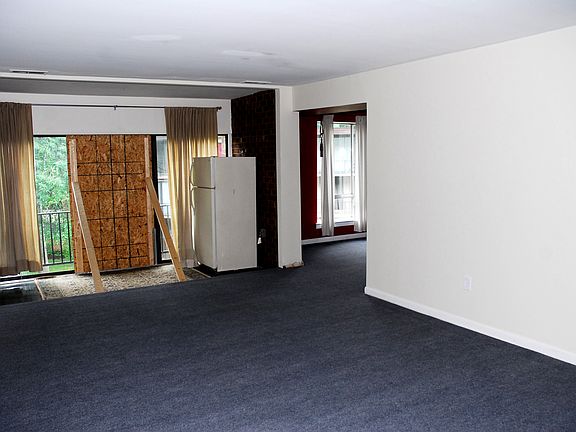 Window in living room being replaced