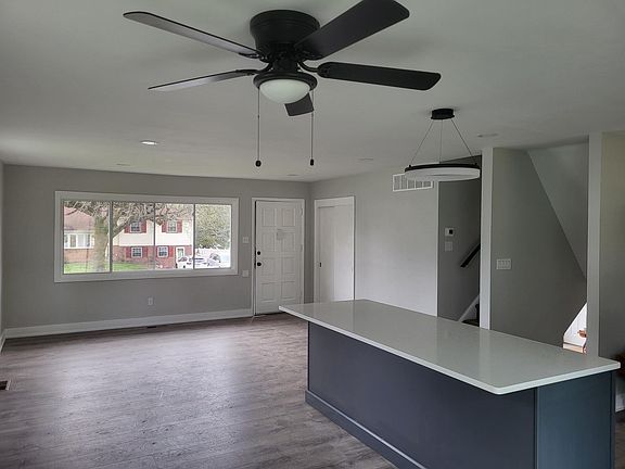 upper level entry open living space