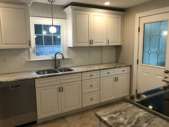 custom white cabinets