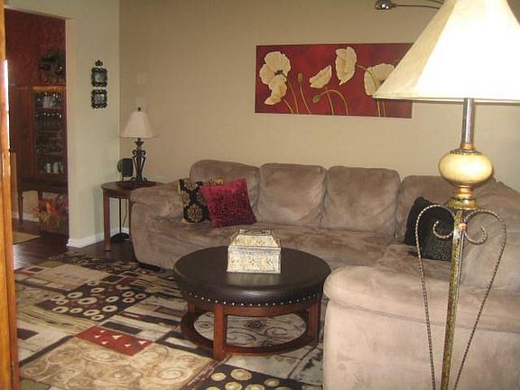 Living room just off entry