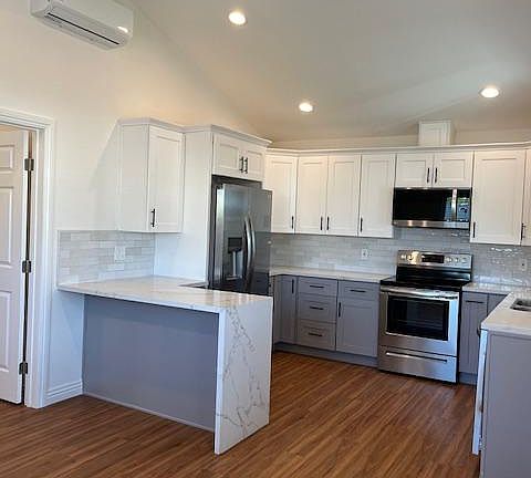 Kitchen from living area