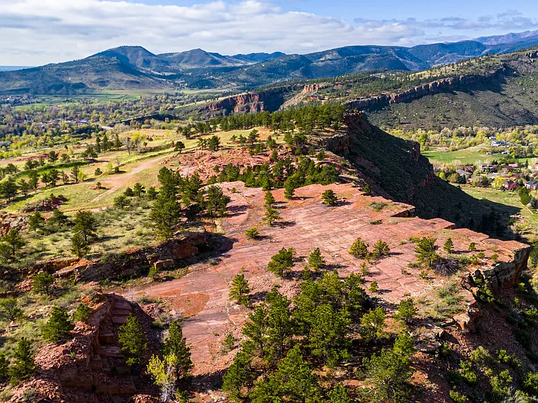 Lyons Mountain Ranch cliff viewpoint