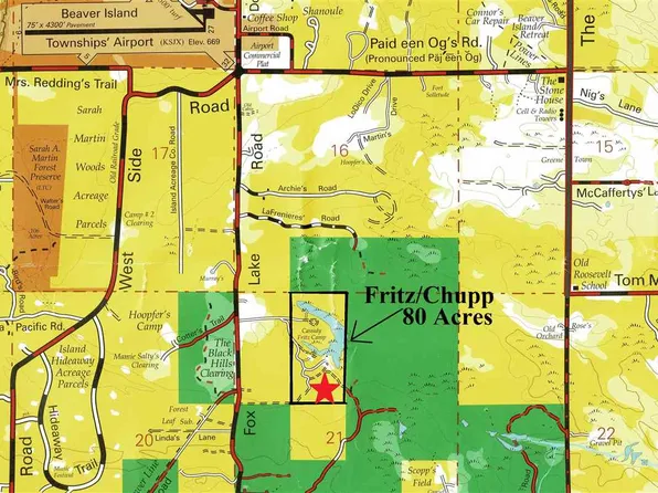 0 Fox Lake Rd, Beaver Island, MI 49782