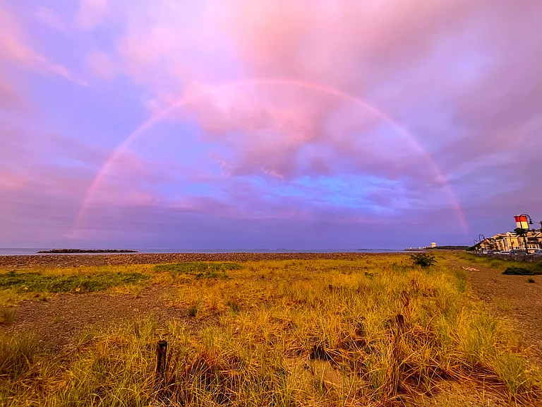 Front Yard View - Rainbow after Thunderstorm