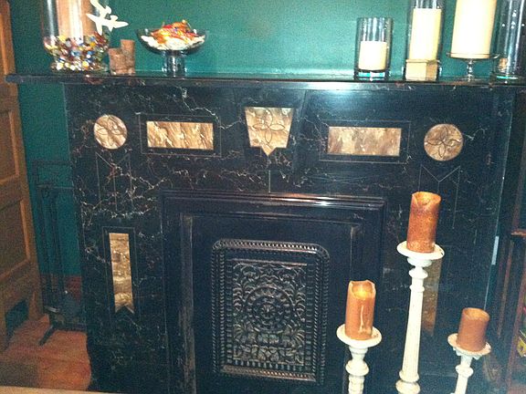 Working Marble Fireplace